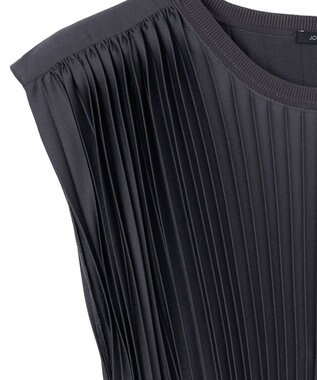 JOSEPH ニットウィーブプリッセ　ドレス Smoke