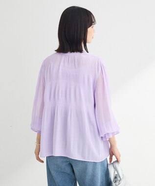 Green Parks マジョリカブラウス Lavender
