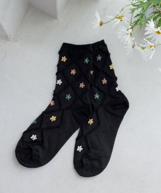 Tiaclasse トレリス＋カラーフラワーソックス