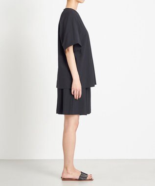 NAVE 【ReNAVE　撥水機能・UVカット・透湿・接触冷感・洗える】ナイロンタスランシャツブラウス ブラック系