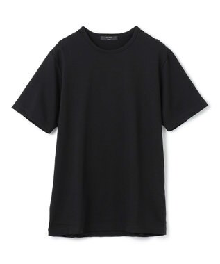 JOSEPH HOMME 【LEON 掲載】スビンソフトジャージー　クルーネック半袖カットソー ブラック系