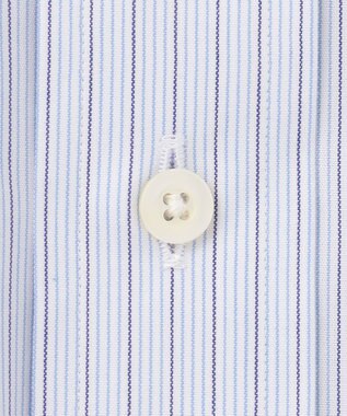 J.PRESS MEN 【PREMIUM PLEATS / 形態安定】BROADジャーミンストライプシャツ / レギュラー サックスブルー系1