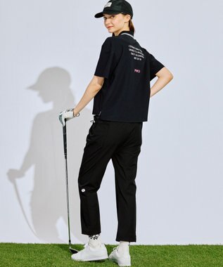 PW CIRCULUS 【WOMEN】ギャザリングパンツ ゴルフウェア レディース ブラック系