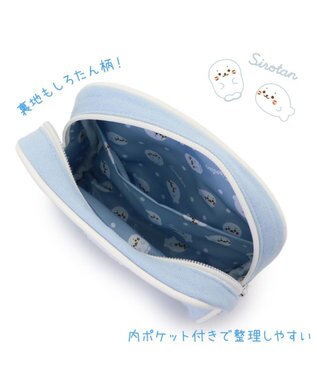 Mother garden しろたん サガラ刺繍 横型ポーチ 横型ポーチ