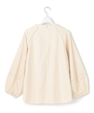 23区 【SLOW/一部店舗限定】ウォッシュドコットンストレッチ ブラウス アイボリー系