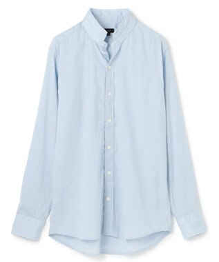 JOSEPH HOMME リネンストレッチブロード　ウィングカラーシャツ スカイブルー系