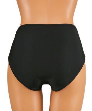 San-ai Resort（三愛水着楽園） ワコール定番商品カップ使用、GHIカップの大きなお胸に対応【グラマラスフィット】クロスワイヤーAライン水着　11EF-ML・13GHI-L LL ブラック