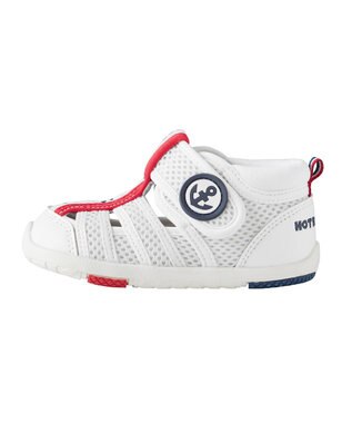 MIKI HOUSE HOT BISCUITS 【13-16cm】 ダブルラッセル ウォーターベビーサンダル 白