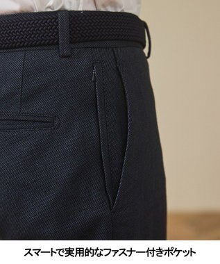 GOTAIRIKU 仕事で着られる 秋冬の綿パン【吸湿発熱/ストレッチ】ソフトサーモ ストレッチコットンパンツ ネイビー系8