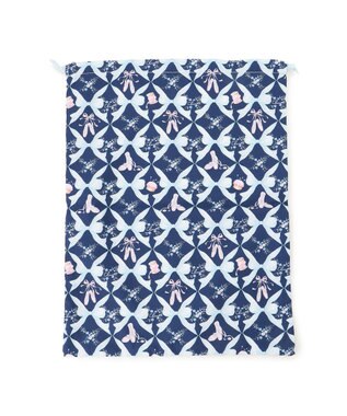 Chacott トゥリボン巾着L ネイビー