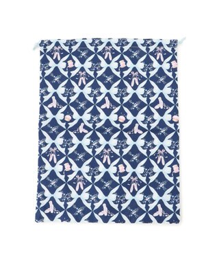 Chacott トゥリボン巾着L ネイビー