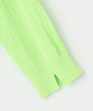 組曲 L 【WEB限定カラーあり】衿付きシアーニットポロ 【WEB限定】セロリ系9