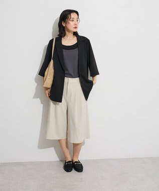 Green Parks 【適ON】レイヤードタンクトップ Charcoal Gray