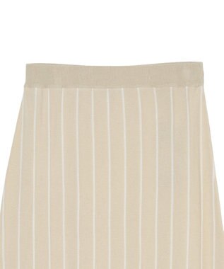 JOSEPH 【洗える】ジオメトリックジャガード　ニットスカート Affogato / Ivory