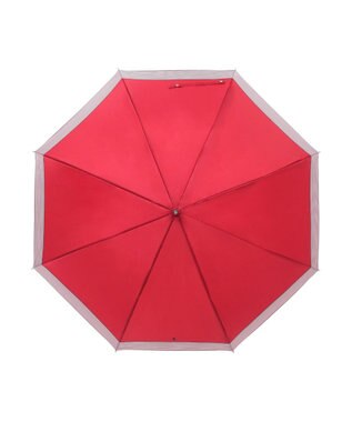 MOONBAT 【WEB限定】POLO RALPH LAUREN（ポロ ラルフローレン）長傘 ワンポイントポロポニー×裾ボーダー 8本骨 レッド