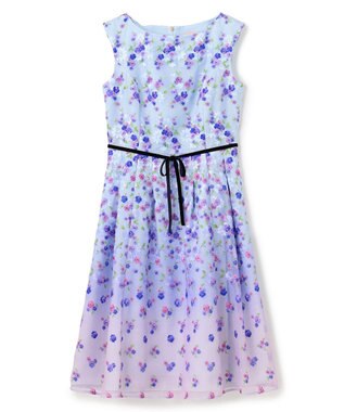 TOCCA 【消臭・洗える】FLOWER OF MUSE ドレス ブルー系