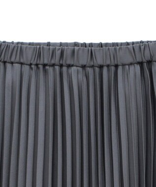 AMERICAN HOLIC サテンプリーツスカート Charcoal Gray