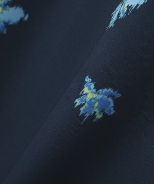 CRAFT STANDARD BOUTIQUE ボタニカルプリントオープンカラーシャツ Navy