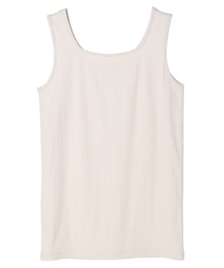 Green Parks 前後２ｗａｙリブタンク Light Beige