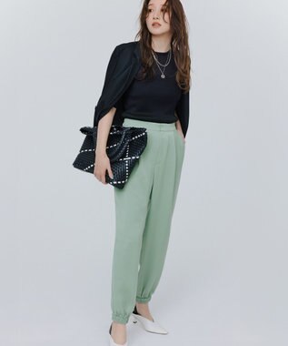 23区 【Oggi3月号掲載】メッシュ スクエア トートバッグ ブラック系