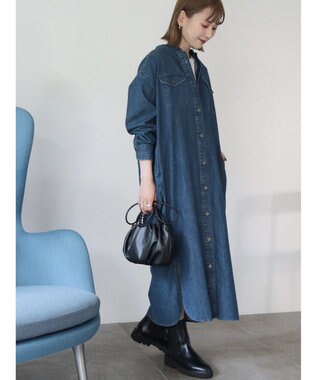 AMERICAN HOLIC デニムシャツワンピース Indigo