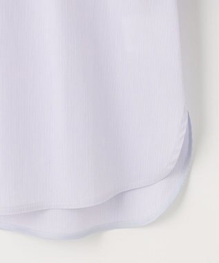 J.PRESS LADIES 【洗える】 BEZ VEGA ピンタック ストライプ ブラウス ふじ色系1