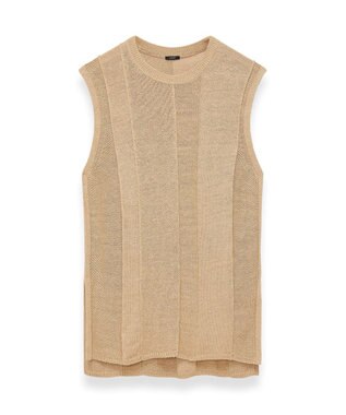 JOSEPH 【洗える】リネンブレンド　タンクトップ Sesame