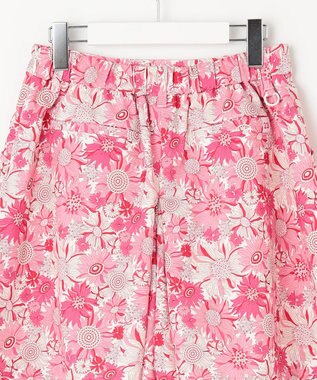 23区GOLF 【WOMEN】【ストレッチ】スプリングフラワー柄 キュロットスカート ピンク系5