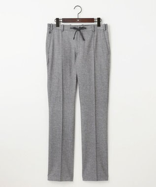 JOSEPH ABBOUD 【ウエストも伸びる！/ストレッチ/弱撥水】フランネルジャージ コンフォートパンツ ライトグレー系