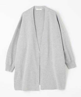 ANY L 【洗濯機可能・UVケア】ニットコーディガン トップグレー