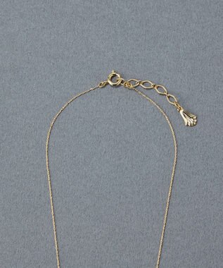 Phoebe 〈金属アレルギー対応〉Vラインミニパールネックレス　V字デザイン/小粒パール ホワイト