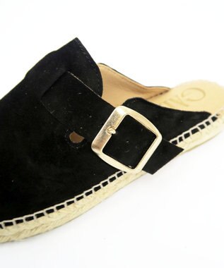 gaimo 【GAIMO/ガイモ】フラットジュートミュールサンダル/QUIANA ブラック