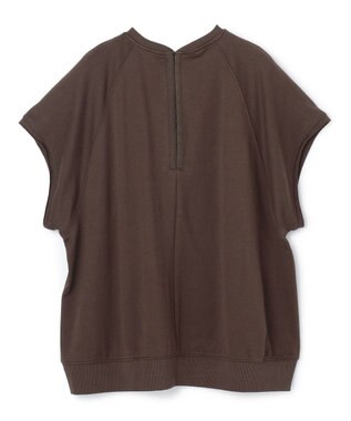 UNFILO L ライトウェイト スリーブレス スウェット ブラウン