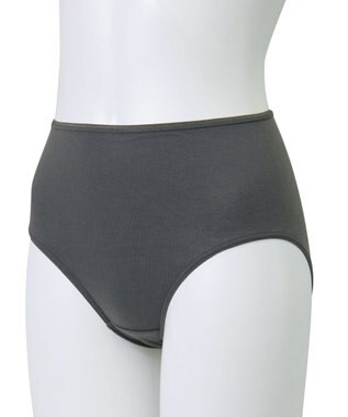 Wing ショーツ 【綿の贅沢 オーガニック】 はきこみ丈ふかめ EC3000 ウイング／ワコール ダークブラウン