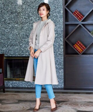 Tiaclasse L 【GOLD LABEL】【洗える】抗菌・防臭加工 ホールガーメント®ドルマンニット グレージュ