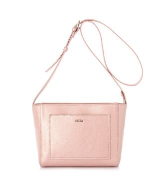 IBIZA レルシール　やぎ革　ショルダーバッグ 薄ピンク