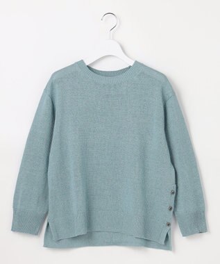 J.PRESS LADIES S DRY COMFORT クルーネック ニット アクア系