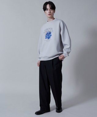 WEGO KEEPWARM　グラフィックプルオーバー ライトグレー