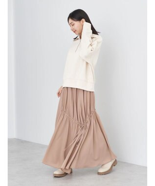 earth music&ecology ハーフＺＩＰスウェット Ivory