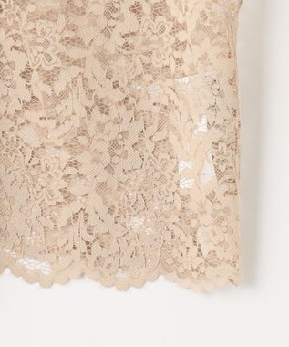 23区 【APPLAUDIR】レースコンビ ドレス ベージュ系