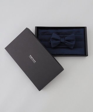 GOTAIRIKU 【WEAR BLACK】フォーマル用 ボウタイ カマーバンドセット ネイビー系