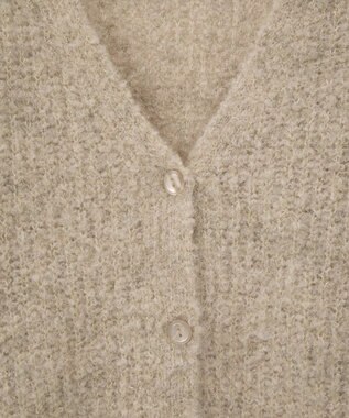 earth music&ecology 【ベルト付き】ＭＩＸカラーブークレカーディガン Light Blue