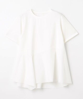 ANY L 【洗濯機可】コンビネーションイレヘムカットソー オフホワイト