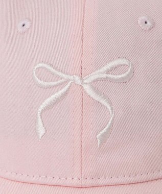 WEGO ワンポイント刺繍キャップ ライトピンク