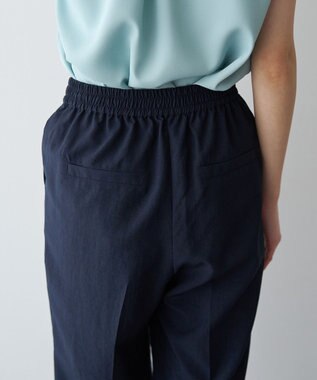 YECCA VECCA 【UVカット】サラサライージーテーパードパンツ Navy