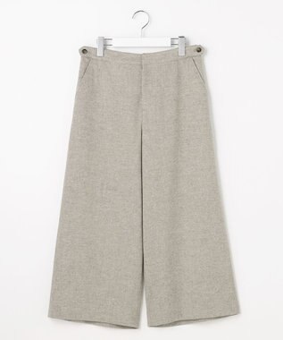 J.PRESS LADIES S ラメツイード クロップド パンツ ベージュ系