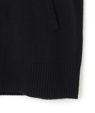 ICB L 【新色追加】ソフトカシミヤミックス ニットトラックジャケット ブラック