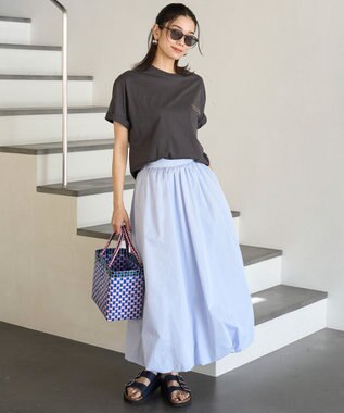 UNFILO 【STORY×UNFILOコラボ】バルーンスカート アイスブルー