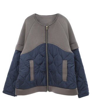 CRAFT STANDARD BOUTIQUE ダンボール×中綿ヨーク切替ジャケット Mocha