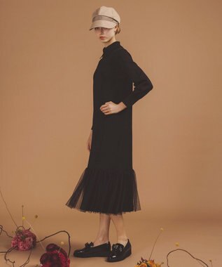 TOCCA 【百田夏菜子さん着用】SWEETS BAR ニットドレス ブラック系